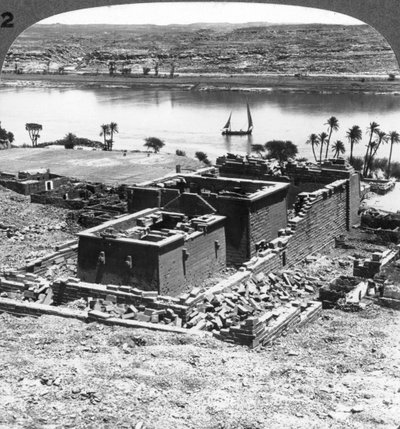 معبد كلابشة النوبي ، مصر ، 1905. بواسطة أندروود أند أندروود