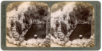 بركة سلوام ، خارج القدس ، فلسطين ، 1900. بواسطة أندروود أند أندروود