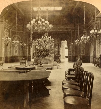 صالون الروليت الشهير ، كازينو ، مونت كارلو ، موناكو ، 1897. بواسطة أندروود أند أندروود