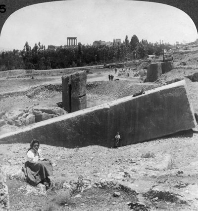 أنقاض بعلبك بعلبك ، سوريا 1900 م. بواسطة أندروود أند أندروود