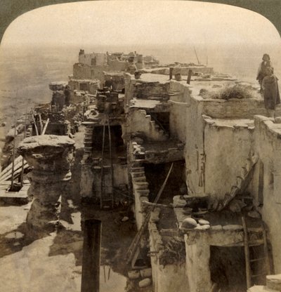 Wolpi ... رئيس pueblo للسباق الغامض Moki Cliff Dwellers ، أريزونا ، الولايات المتحدة الأمريكية ، 1901. بواسطة أندروود أند أندروود
