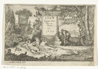رعاة نائمون بواسطة Adriaen van der Kabel