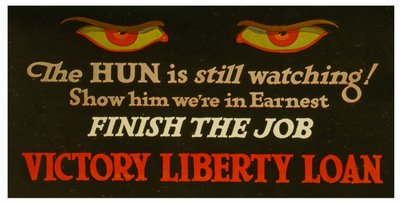 الهون لا يزال يراقب! أظهر له أنه كان جادًا - أنهى الوظيفة Victory Liberty Loan.rnc.1917 بواسطة غير معروف