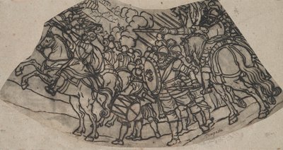 المحاربون على ظهور الخيل بواسطة غير معروف
