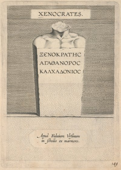 Xenocrates بواسطة غير معروف