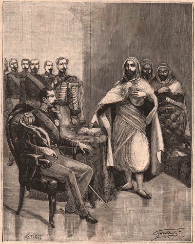 Abd El Kader and Napoleon III  بواسطة غير معروف