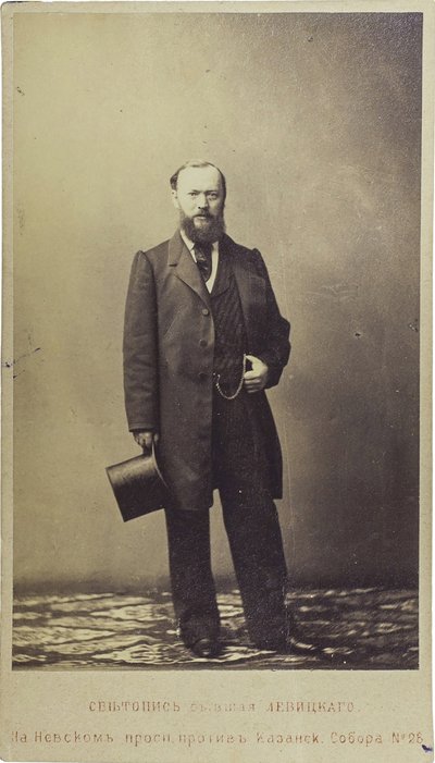 ألكسندر أوستروفسكي - صورة للرسام المسرحي ألكسندر ن. أوستروفسكي (1823-1886) ، مجهول. تصوير بواسطة فنان غير معروف