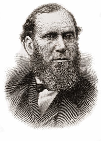 ألان بينكرتون (1819-1884) ، محقق أمريكي من أصل اسكتلندي. بواسطة فنان غير معروف
