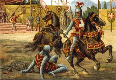 قال Amedee VII of Savoy (1360 -1391) إن Red Count خلال إحدى البطولات. أميديو الثامن من سافوي (ما يسمى روسو). بواسطة فنان غير معروف