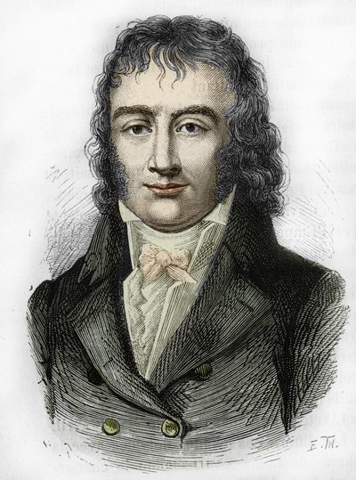 بنيامين كونستانت ، سياسي فرنسي وكاتب من أصل سويسري (1767-1830) بواسطة فنان غير معروف