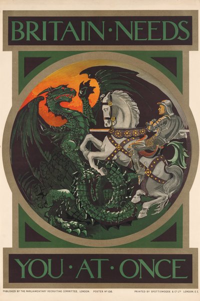 بريطانيا بحاجة إليك في الحال بواسطة فنان غير معروف