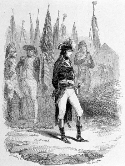 حملة (إكسبيديشن) مصر (1798-1801): نابليون الأول في مصر. بواسطة فنان غير معروف
