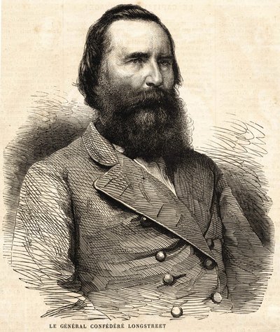 الجنرال الكونفدرالي جيمس لونجستريت (1821 - 1904). بواسطة فنان غير معروف