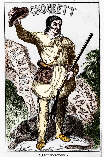 ديفيد كروكيت (1786-1836) ، رائد أمريكي - التقويم بواسطة فنان غير معروف