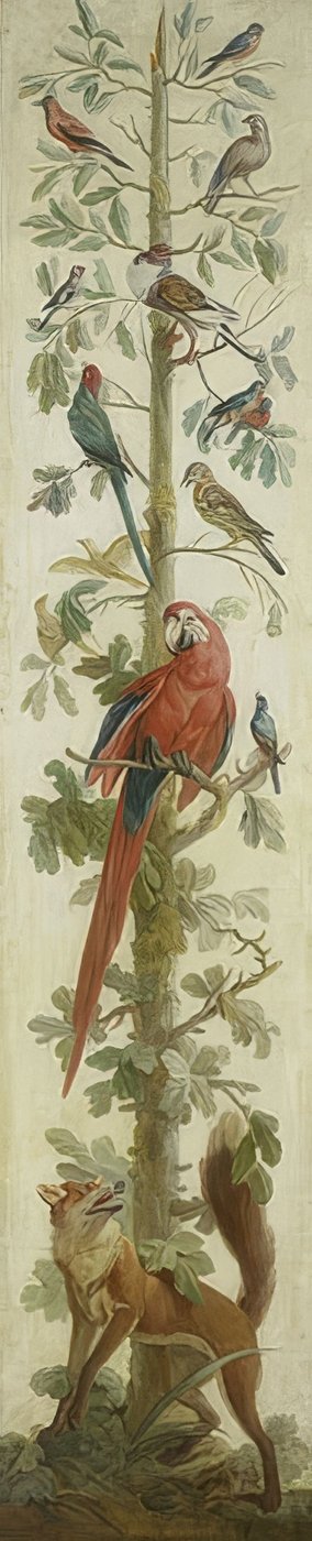 التوضيح الزخرفية مع الحيوانات. 1760-1800 بواسطة غير معروف
