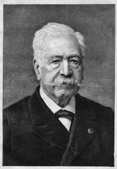 فرديناند دي ليسبس (1805-1894) ، دبلوماسي ومسؤول فرنسي. بواسطة فنان غير معروف