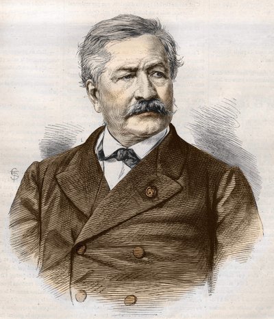فرديناند دي ليسبس (1805 - 1894) ، نقش ، مجموعة بيانكيتي بواسطة فنان غير معروف