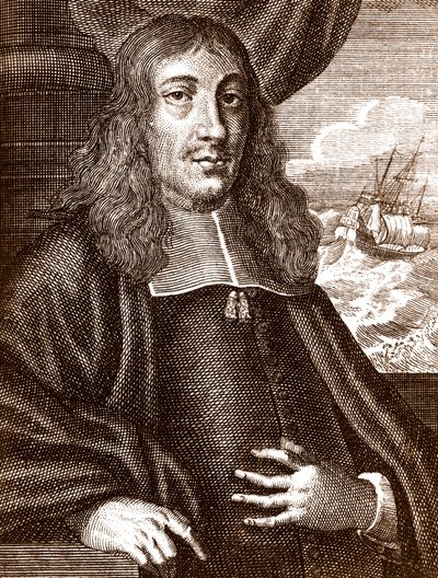 Gautier (Wouter) Schouten (1638-1704) مستكشف هولندي بواسطة فنان غير معروف