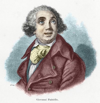 Giovanni Paisiello (أو Nazioniello) (1740-1816) ، ملحن إيطالي. بواسطة فنان غير معروف
