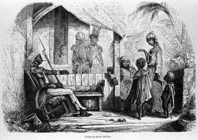 الثورة الهايتية (1791-1803): فيلق الحرس الثوري. بواسطة فنان غير معروف