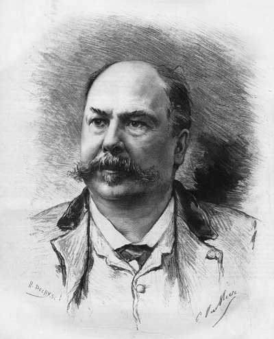 هنري (هنري) ميلاك (1831-1897) ، كاتب مسرحي فرنسي. بواسطة فنان غير معروف