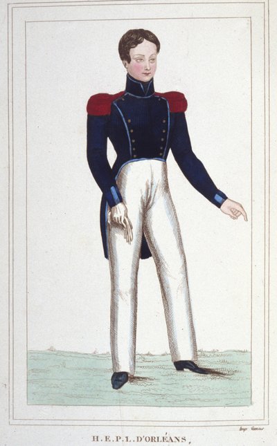 هنري يوجين فيليب لويس أورليان ، دوق أومالي (1822-1897). الأمير الفرنسي ، ابن لويس فيليب (ملك فرنسا لويس فيليب الأول). نقش من عام 1850 بواسطة فنان غير معروف