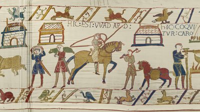 هنا Wadard ، Bayeux Tapestry (تطريز الصوف على الكتان) بواسطة فنان غير معروف