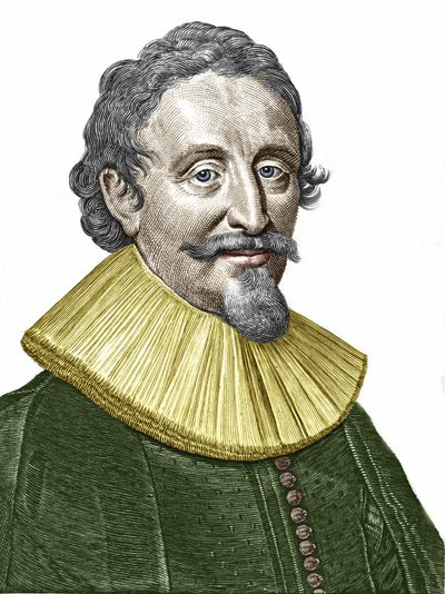 Hugo de Groot dit Grotius (1583 - 1645) محامٍ ودبلوماسي هولندي بواسطة فنان غير معروف