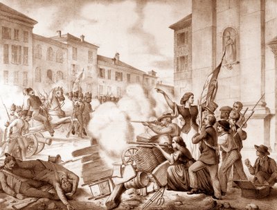 إتحاد الإيطالي (Risorgimento (1848-1870): حلقة العشرة أيام من بريشيا ، 23 مارس - 1 أبريل بواسطة فنان غير معروف