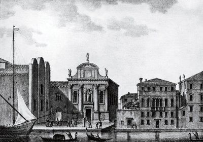 إيطاليا ، البندقية ، المعارض الفنية الأكاديمية - Gallerie dell'Accademia de Venice في القرن التاسع عشر بواسطة فنان غير معروف