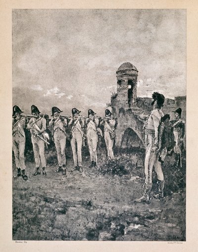 يواكيم مراد (1767-1815) ، مارشال فرنسا ، ملك نابولي ، أطلق عليه الرصاص في 13/10/1815 في كالابريا. بواسطة فنان غير معروف