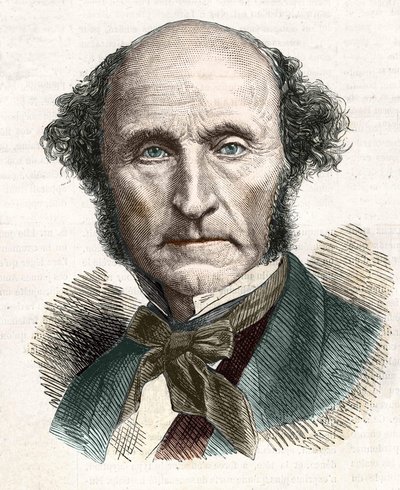 جون ستيوارت ميل (1806-1873) ، فيلسوف واقتصادي بريطاني. بواسطة فنان غير معروف