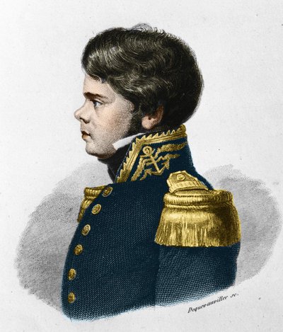 جول بوريت دي بلوسفيل. مستكشف وبحار وجغرافي فرنسي. 1802-1833. بواسطة فنان غير معروف