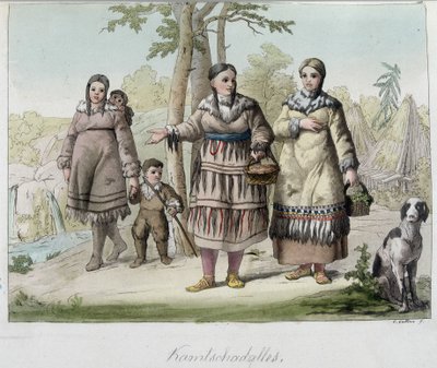 Kamtschadales (أو Kamtschadalles) ، شعب سيبيريا. بواسطة فنان غير معروف