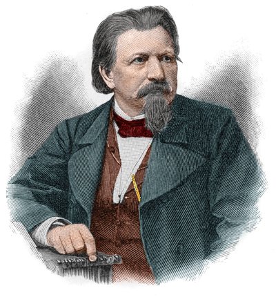 Karl Ferdinand Gutzkow (1811-1878) ، كاتب وكاتب مسرحي وصحفي ألماني. بواسطة فنان غير معروف