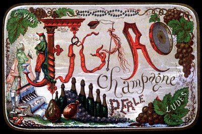 تسمية Figaro Champagne Perle. sd. القرن ال 19. بواسطة فنان غير معروف