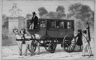Les Omnibus de Paris في القرن التاسع عشر: كارولين - نقش من عام 1892 بواسطة فنان غير معروف