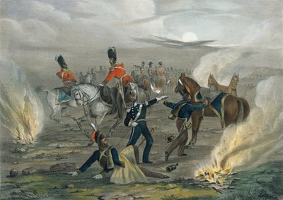 الحياة في المخيم قبل سيباستوبول. رقم 4 إنذار منتصف الليل ، 1854 حوالي بواسطة غير معروف