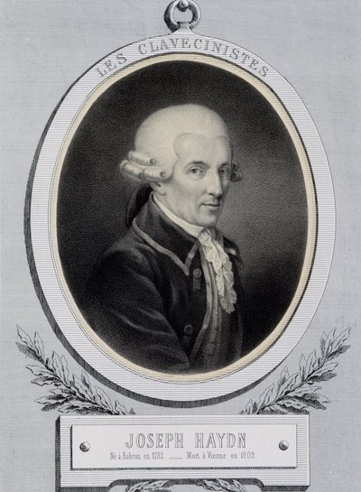 صورة المنجد للموسيقي فرانز جوزيف هايدن (1732-1809) بواسطة فنان غير معروف