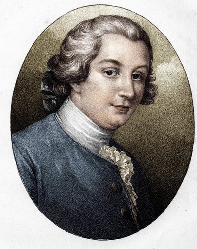 Louis Gresset (1709-1777) ، كاتب فرنسي. بواسطة فنان غير معروف