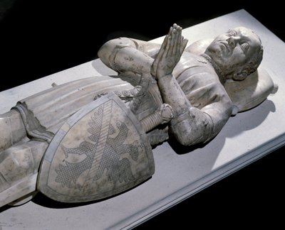 الكذب في برتراند دو جوسكلين (1320-1380) القديس دينيس. بازيليكا. بواسطة فنان غير معروف