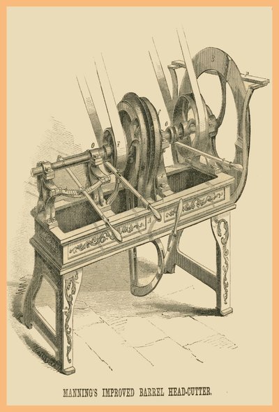 قاطعة رأس البرميل المحسنة من مانينغز بواسطة فنان غير معروف