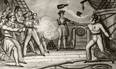 Massacre of Captain Skinner بواسطة فنان غير معروف