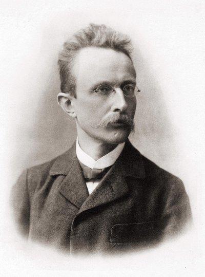 ماكس بلانك. فيزيائي ألماني (1858-1947) بواسطة فنان غير معروف