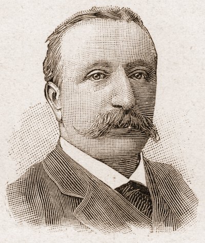 أعضاء أكاديمية Francaise في عام 1895: صورة ألبرت سوريل (1843-1906) ، مؤرخ فرنسي. بواسطة فنان غير معروف