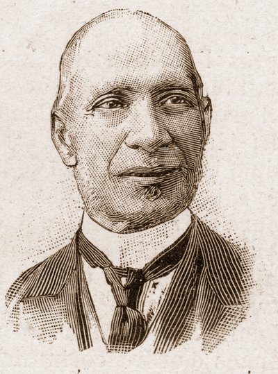 أعضاء أكاديمية Francaise في عام 1895: صورة لإدوارد هيرفيه (1835-1899) ، صحفي وسياسي فرنسي. بواسطة فنان غير معروف