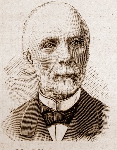 أعضاء أكاديمية Francaise في عام 1895: صورة لويس شارل دي سولسيس دي فرايسينيت (1828-1923) ، مهندس المناجم ، والفيزيائي والسياسي الفرنسي. بواسطة فنان غير معروف