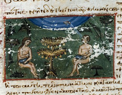 الصيد الأصلي المصغر من "Codex de l'Octateuque du Serail" (ms.8 أو Seraglio Octateuch) من القرن الثاني عشر مكتبة متحف Topkapi Sarayi في اسطنبول بواسطة فنان غير معروف