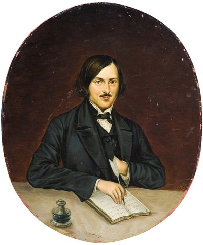 نيكولاس غوغول - صورة شخصية للمؤلف نيكولاي غوغول (1809-1852) ، مجهول. زيت على قماش بواسطة فنان غير معروف