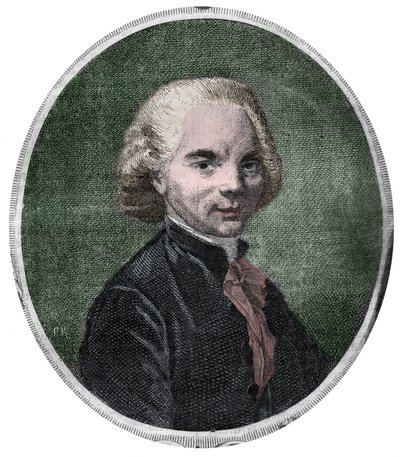 صورة لأبي دليلي. جاك ديليل ، شاعر وكنسي فرنسي (1738-1813). بواسطة فنان غير معروف